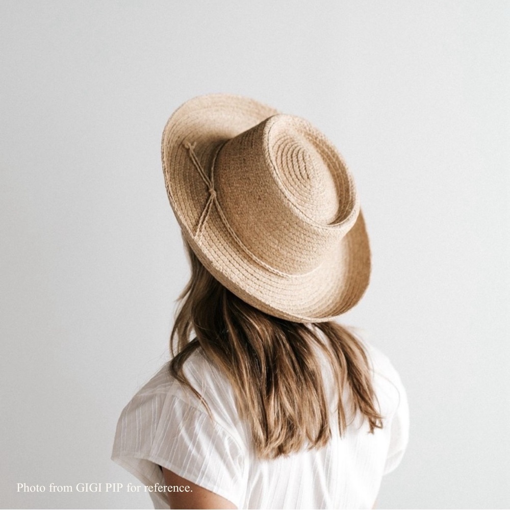 GIGI PIP Sloan “Natural” Woven Hat